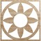 Ekena Millwork Blume Wood Fretwork Pierced Ceiling Medallion, Red Oak, 30"OD x 10 3/8"ID x 1/4"T CMWP30X30X0250BLRO - alternate 1